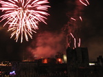 SX25028 Red fireworks over Caerphilly castle.jpg